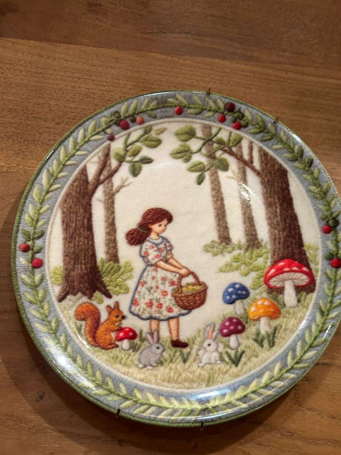 Assiette wonderland 