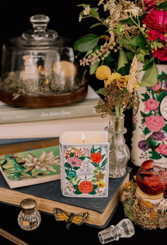 Bougie jardin secret