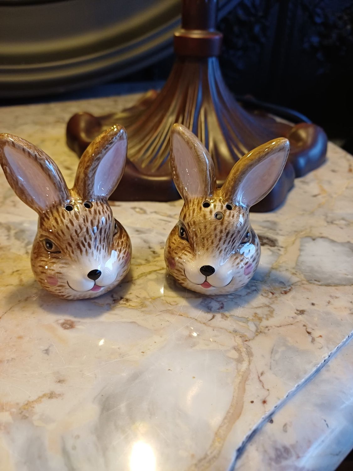 Salière et poivrières lapin 