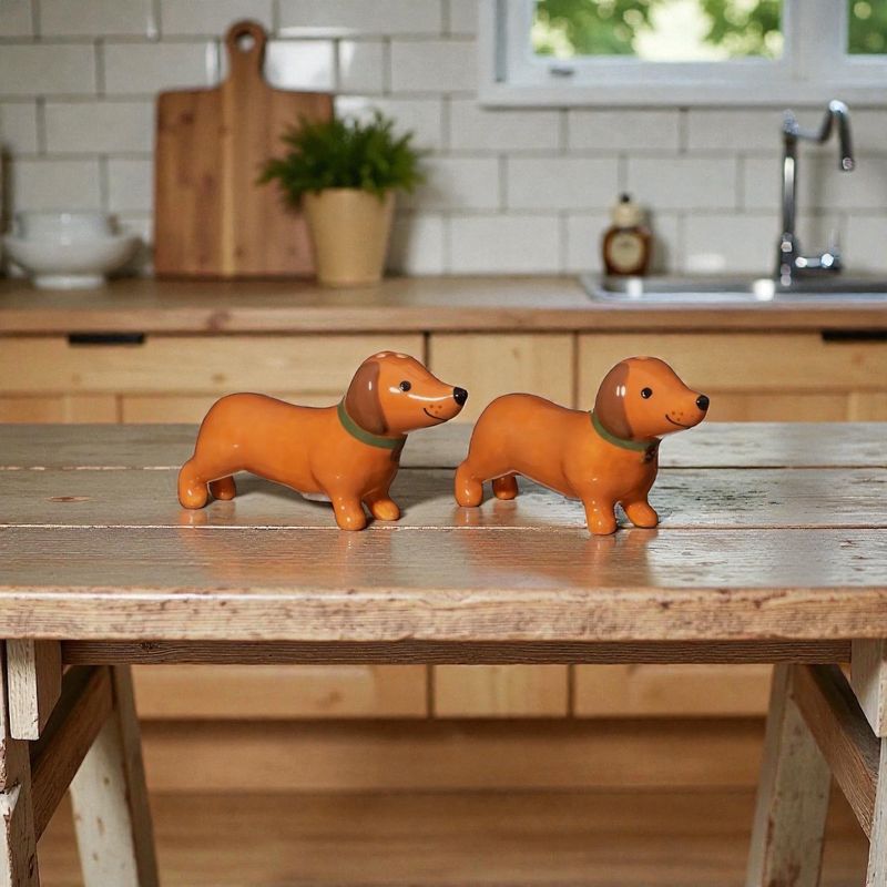 Sel et poivre teckel 