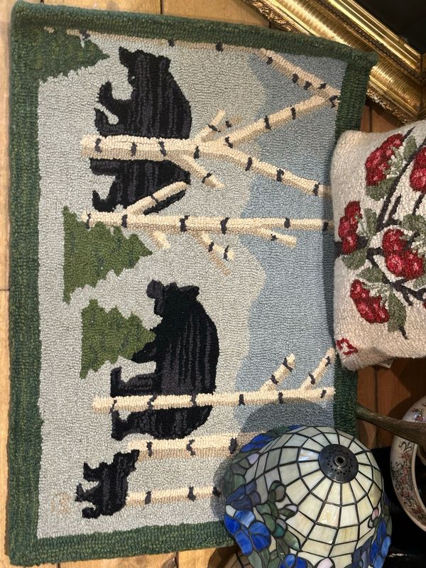 Tapis 3 ours dans les bois 