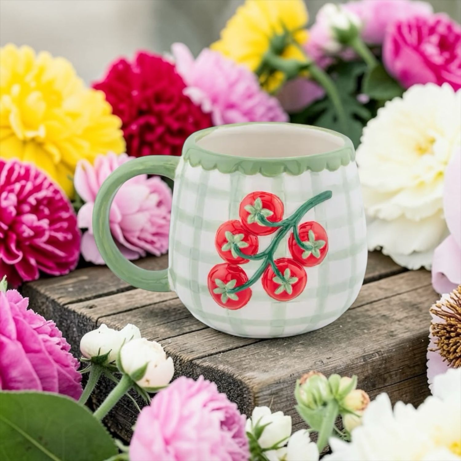 Mug tomates cerise