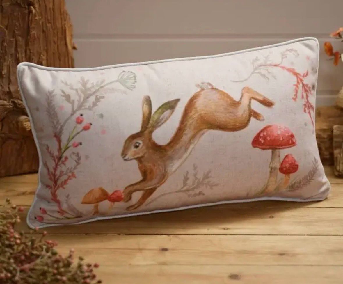 Coussin lièvre 30/40 cm