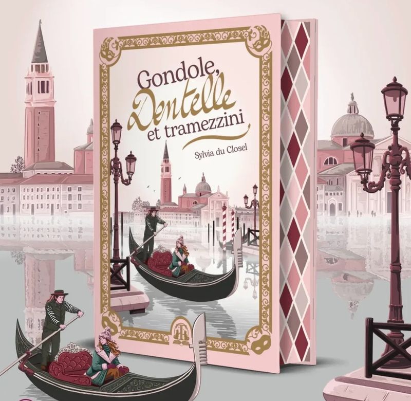 Livre relié Gondole dentelle et tramezzini Livre relié Gondole dentelle et tramezzini