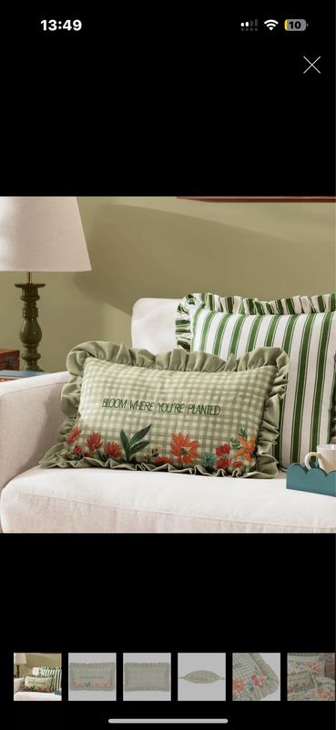 Coussin coton 30/50 cm