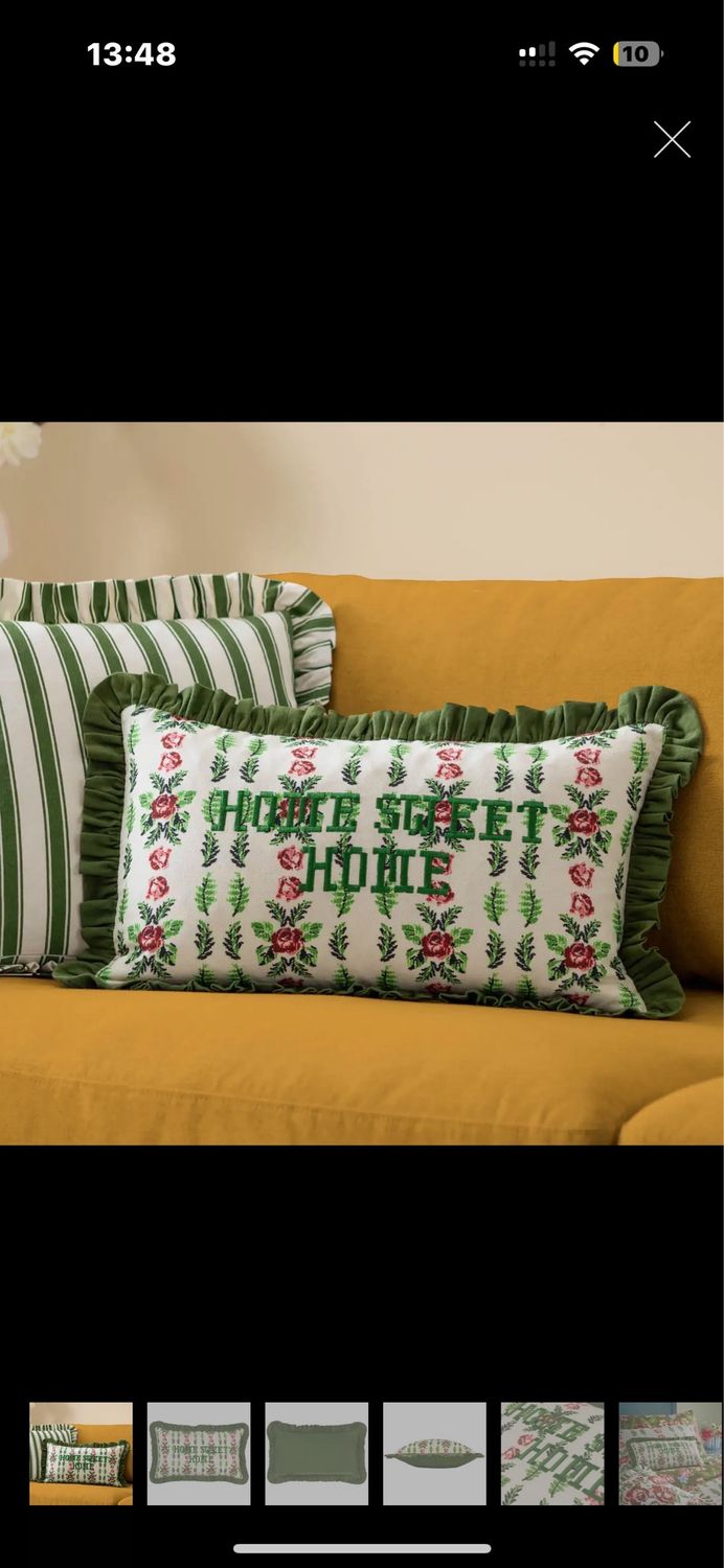 Coussin coton 30/50 cm