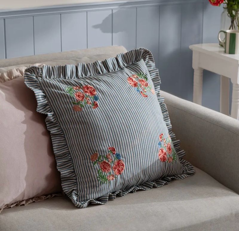 Coussin Vichy 50/50 coton