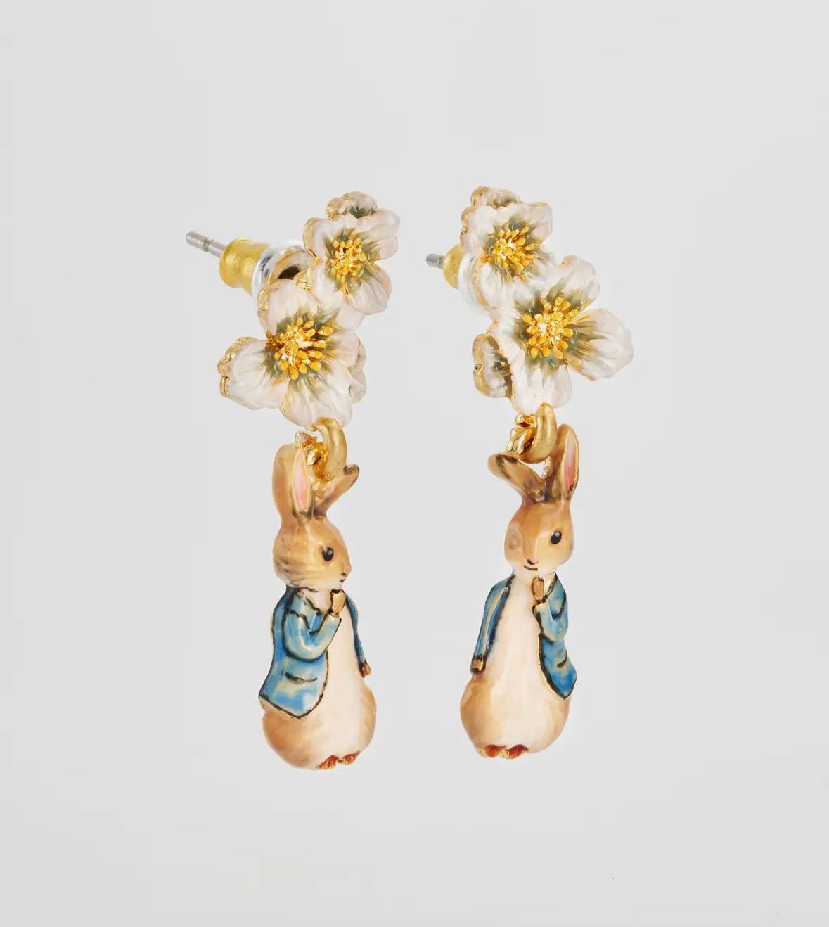 Boucles d’oreilles fables England à tiges