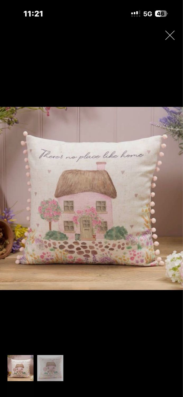 Coussin cottage déhoussable 40/40