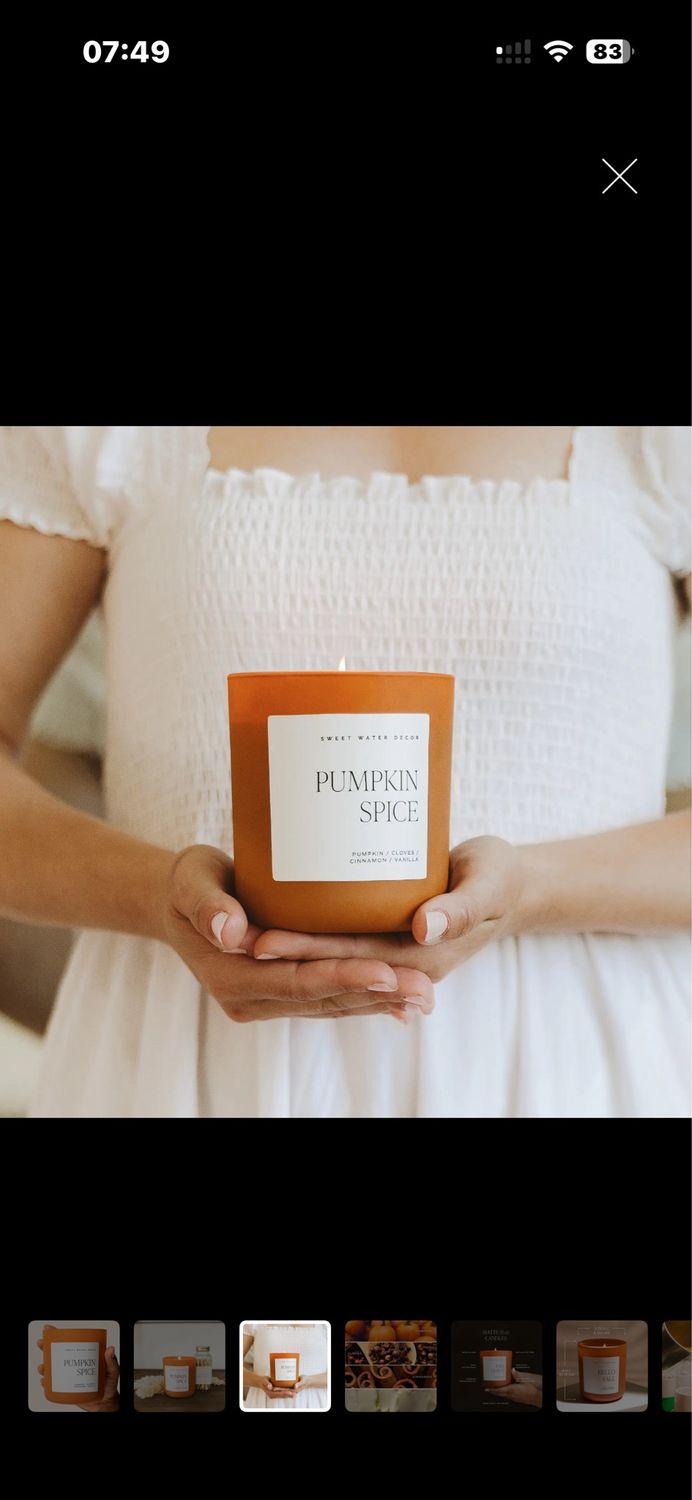 Bougie Pumpkin spice 500 g