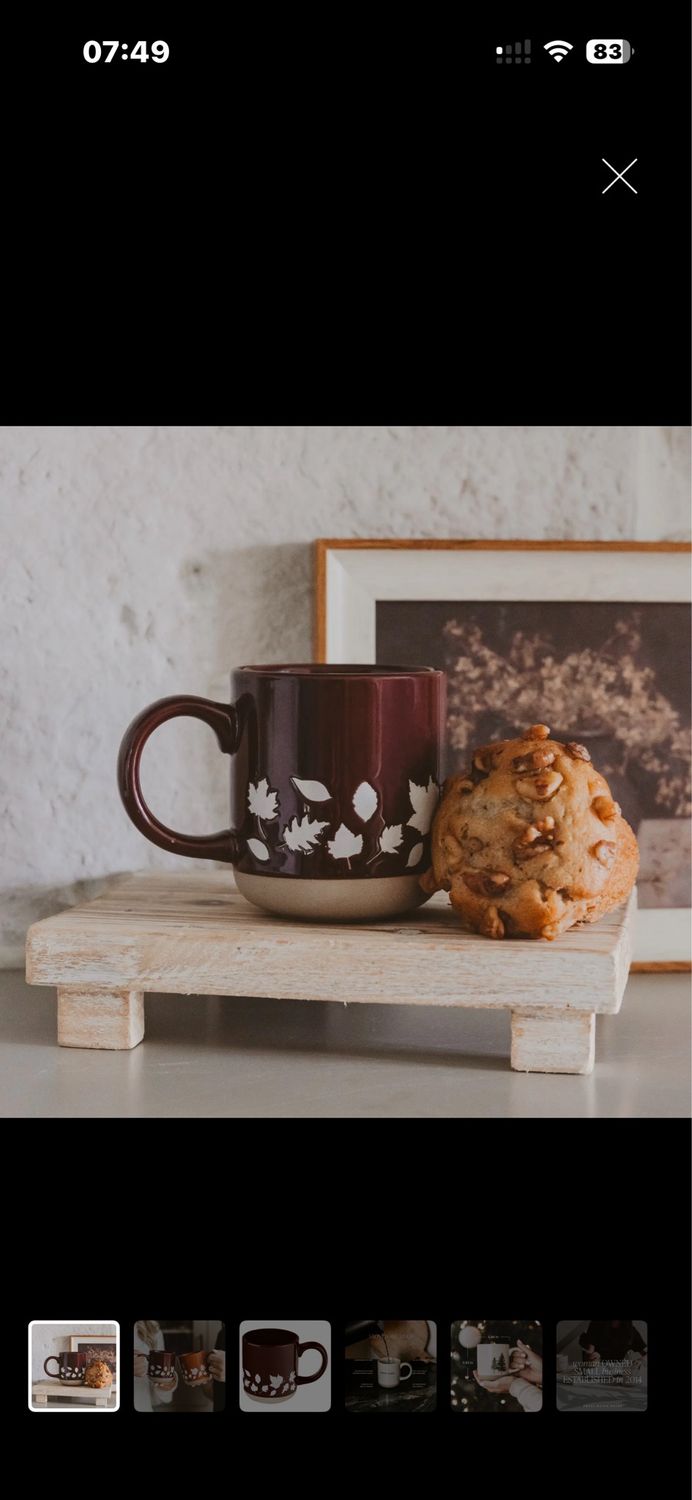 Mug en gré émaillé bordeaux 
