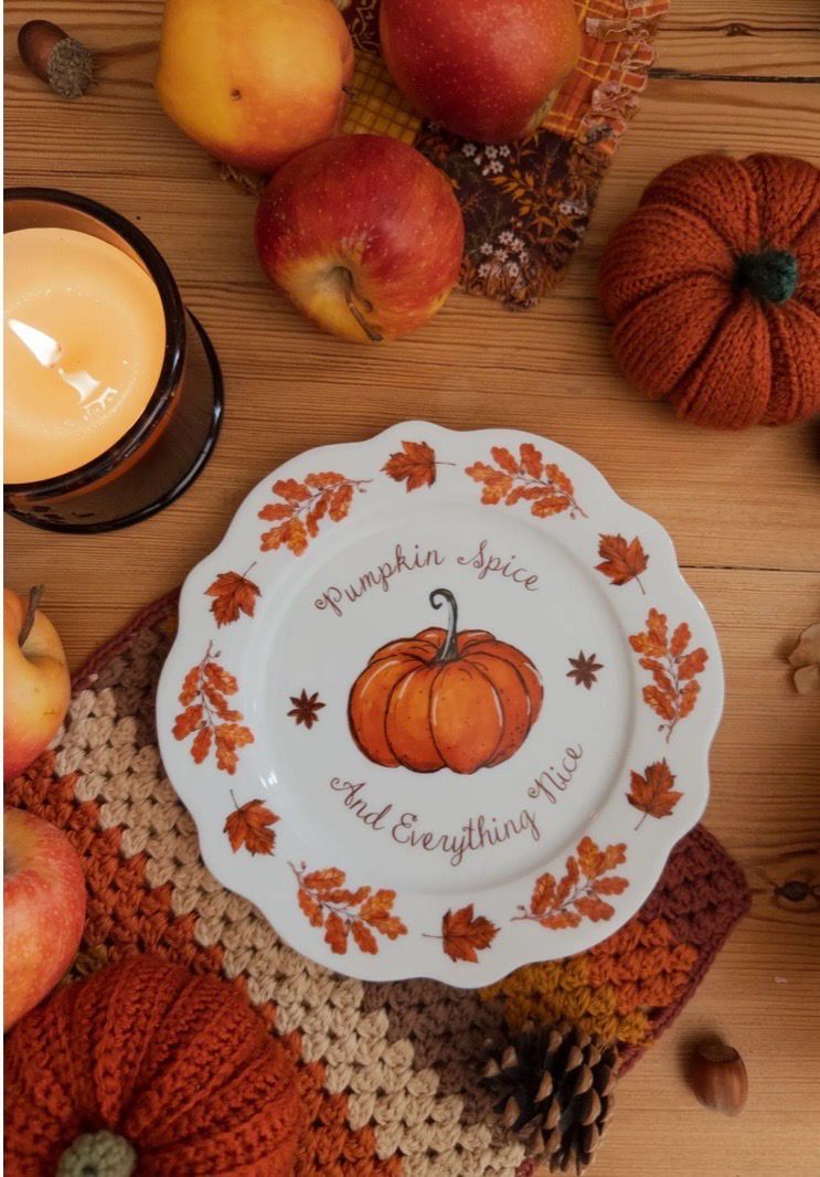Assiette Pumpkin spice