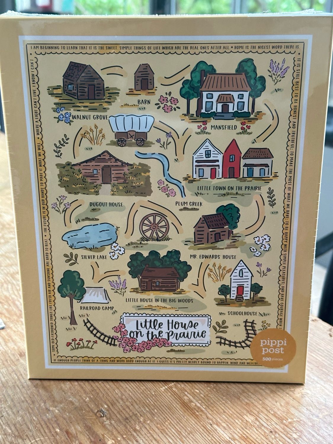 Puzzle petite maison dans la prairie 