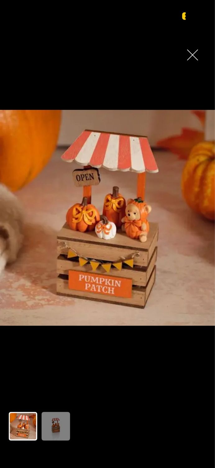 Kiosque en bois Halloween 15 cm 