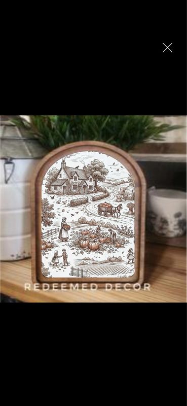 Toile sur cadre 30/20 cm