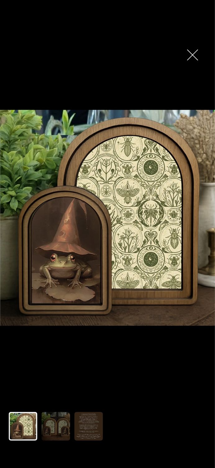 Duo toile sur cadre 20/30 et 18/20 cm