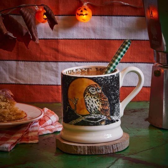 The Night Sky Harvest Moon 1/2 Pint Mug