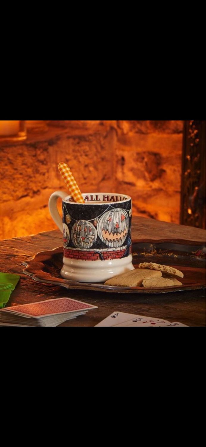The Night Sky All Hallows Eve 1/2 Pine Mug