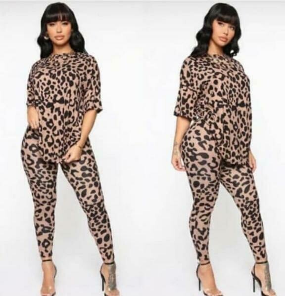 Animal Skin Top &amp; Trouser