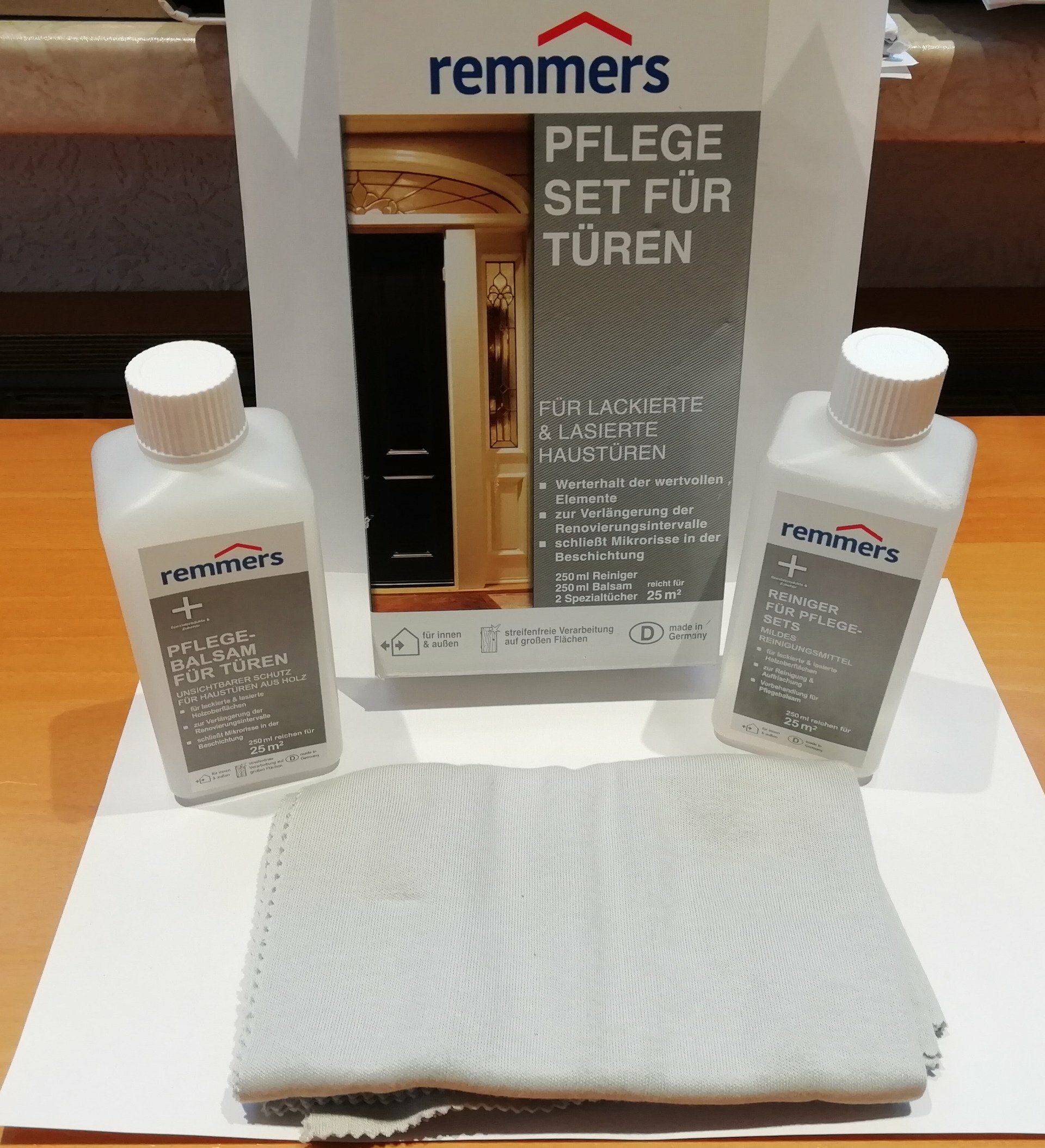Pflege-Set für Haustüren