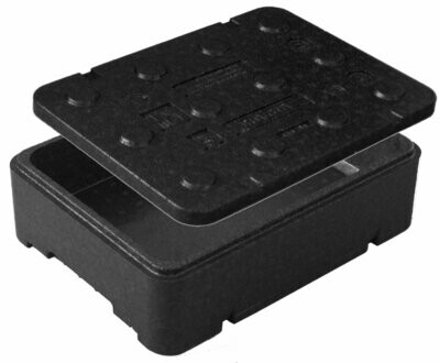 Czarne piocelan pudełko termoizolacyjne  FB108 z piocelanu  8 litrów