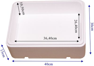 FB130  Termobox 40*30*14,3 cm Darmowa dostawa 40 sztuk pakiet