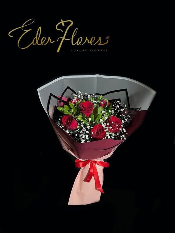 Bouquet Frances de Rosas