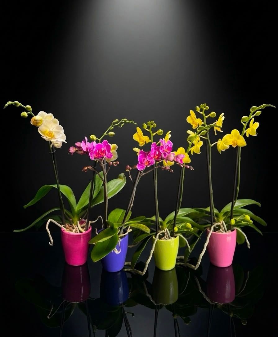 Mini Planta de Orquidea Phalenopsis Mini Planta de Orquidea Phalenopsis
