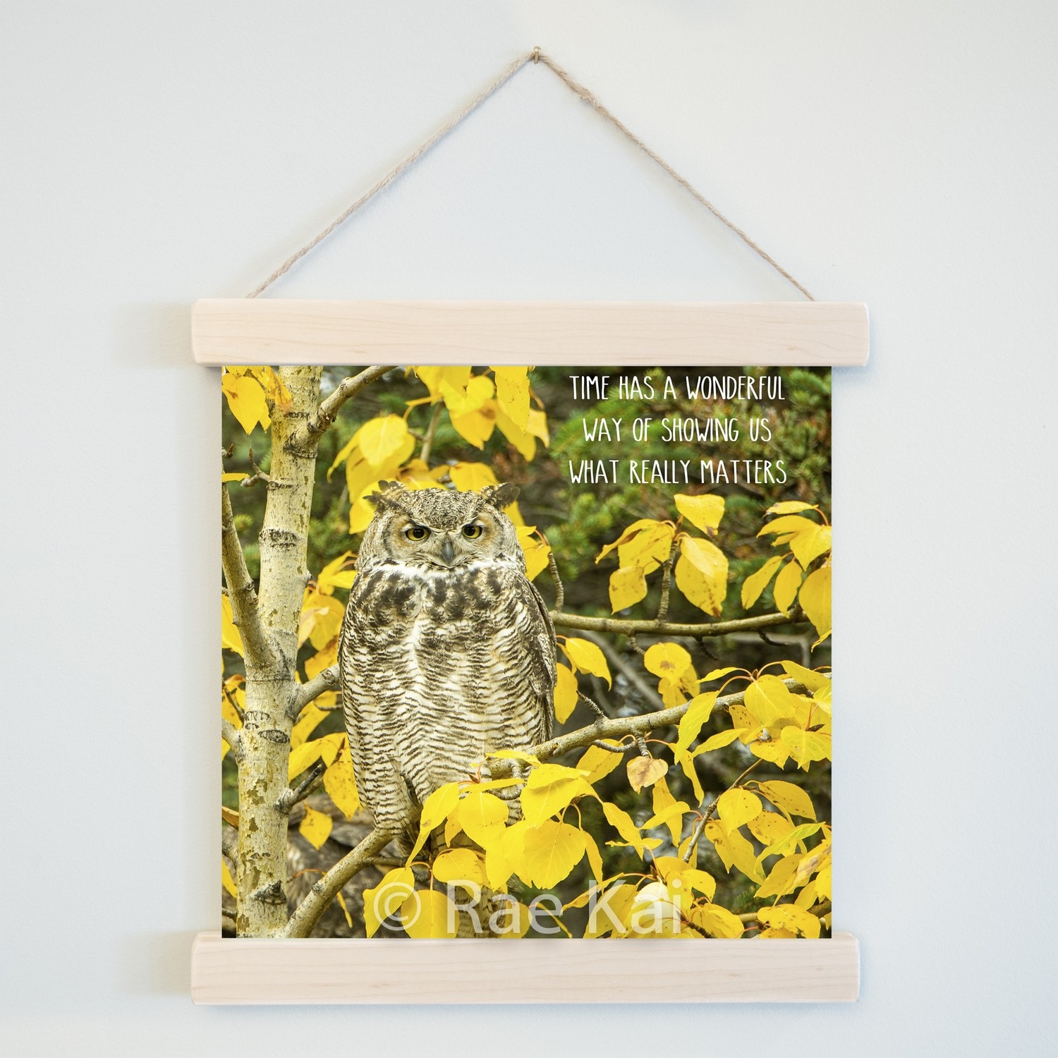 Time Has A Wonderful Way-Square Photo Print