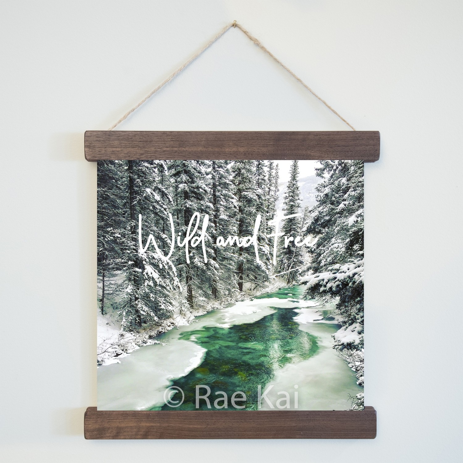 Wild And Free-Square Photo Print