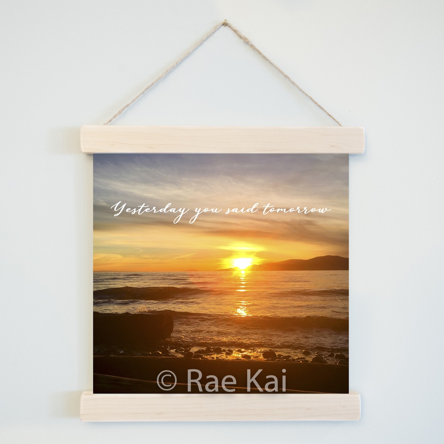 Yesterday You Said Tomorrow-Square Photo Print