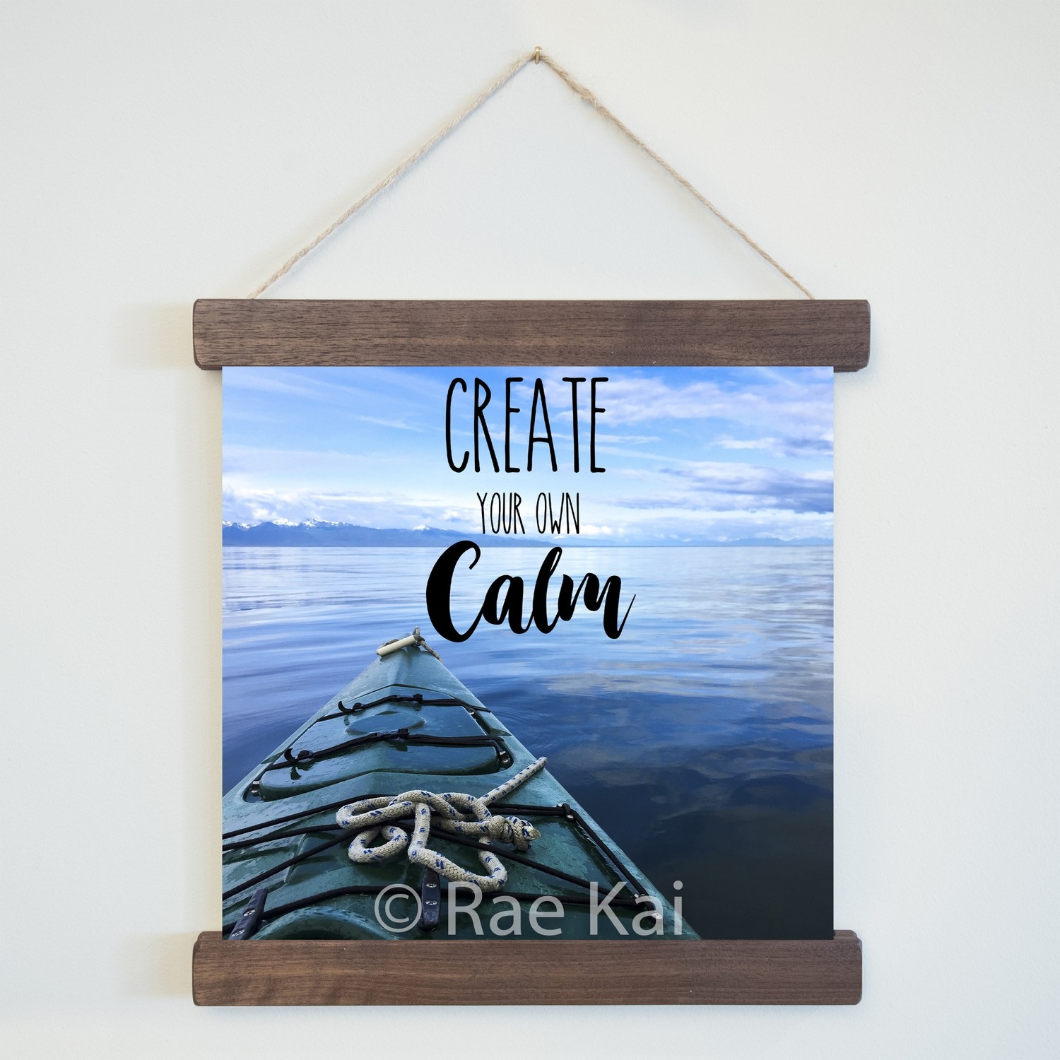Create Your Own Calm-Square Photo Print