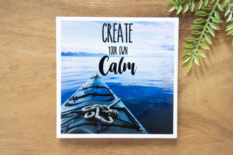 Create Your Own Calm-Nature Photo Coaster