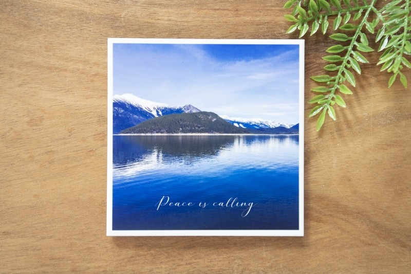 Peace is Calling-Nature Photo Coaster