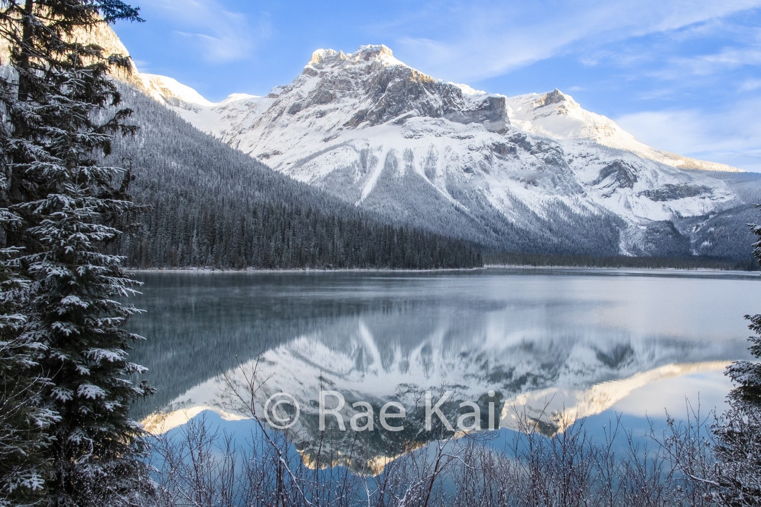 Winter Emerald Lake-Traditional Photo Print