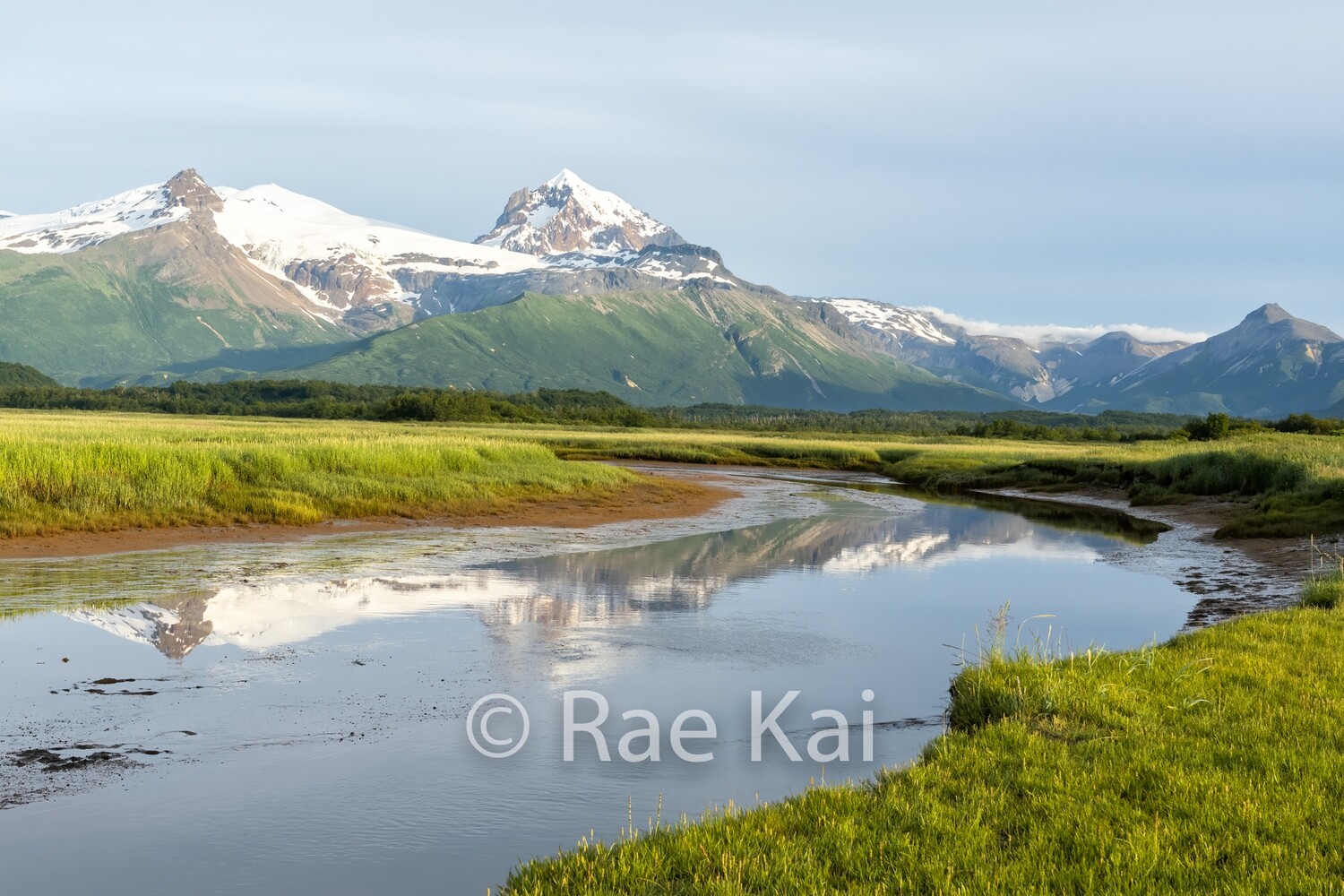 Curving Mountain River-Traditional Photo