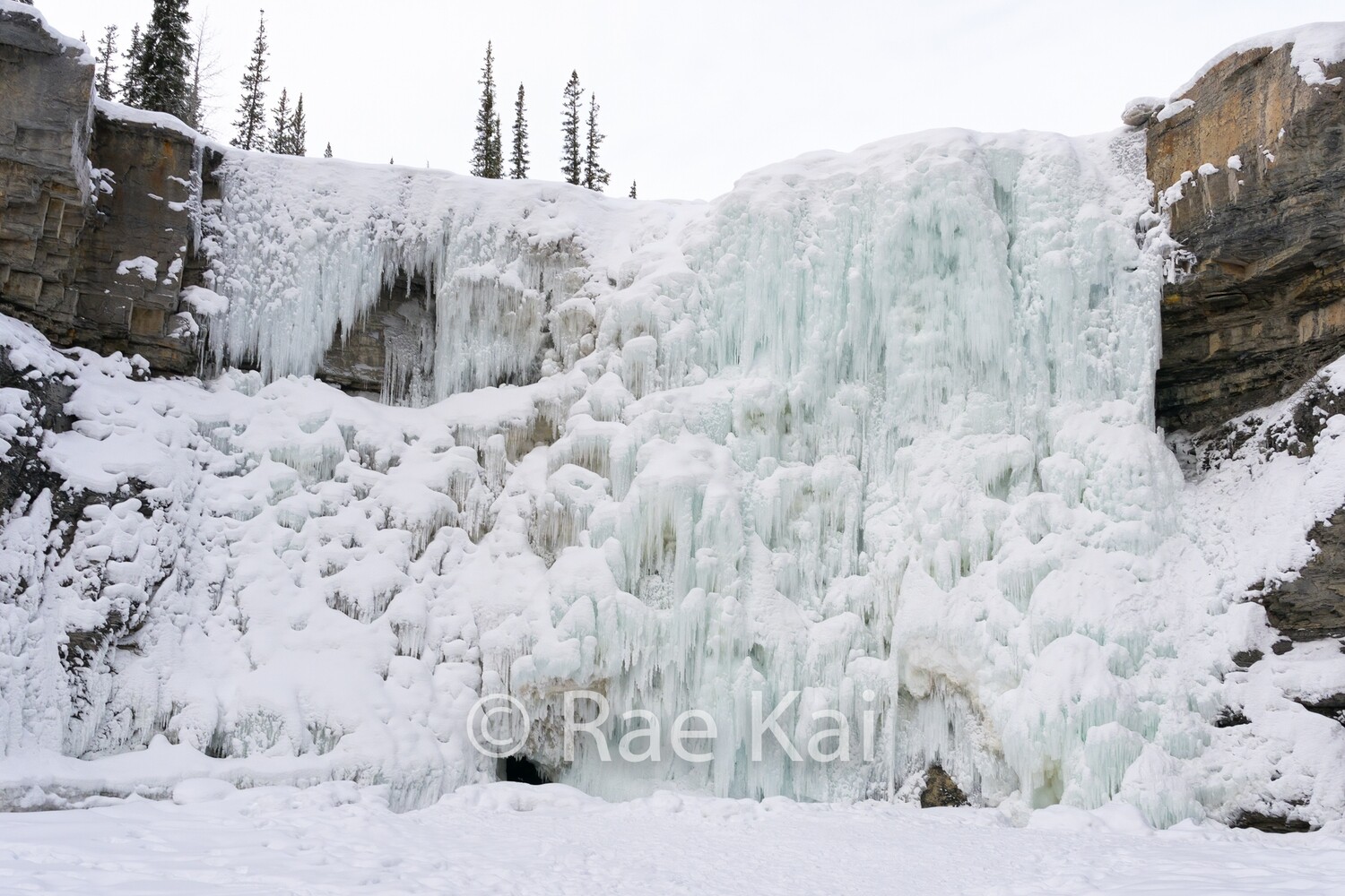 Frozen Crescent Falls-Traditional Photo