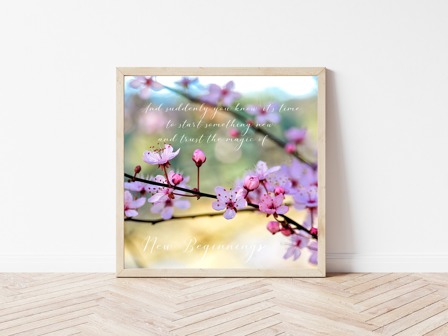 And Suddenly You Know-Inspirational Square Photo