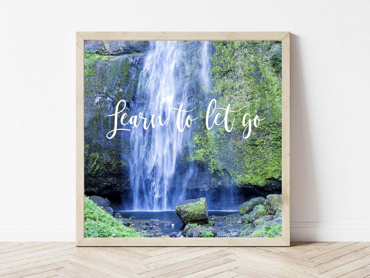 Learn to Let Go-Inspirational Square Photo