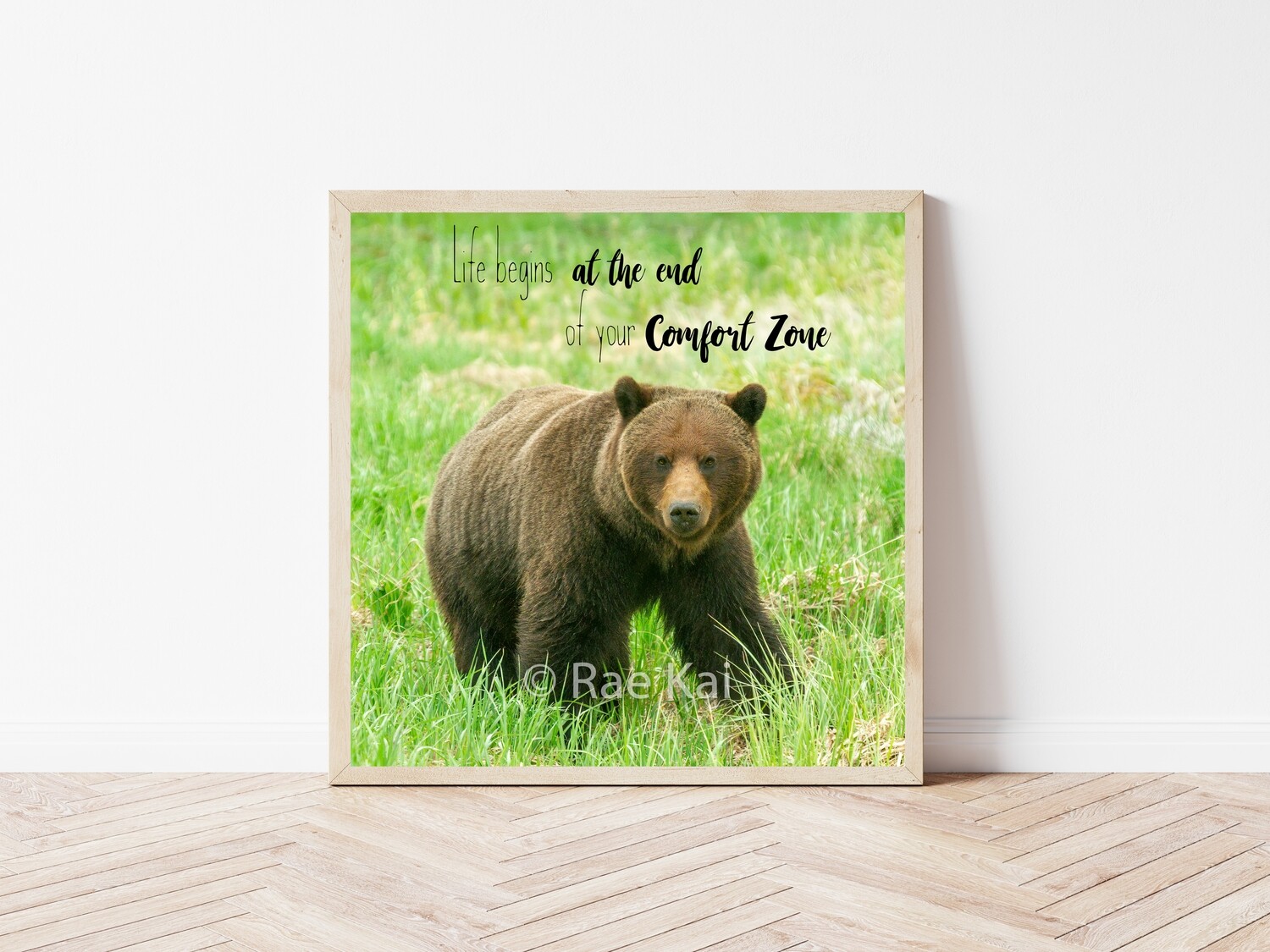Life Begins At The End Of Your Comfort Zone-Inspirational Square Photo