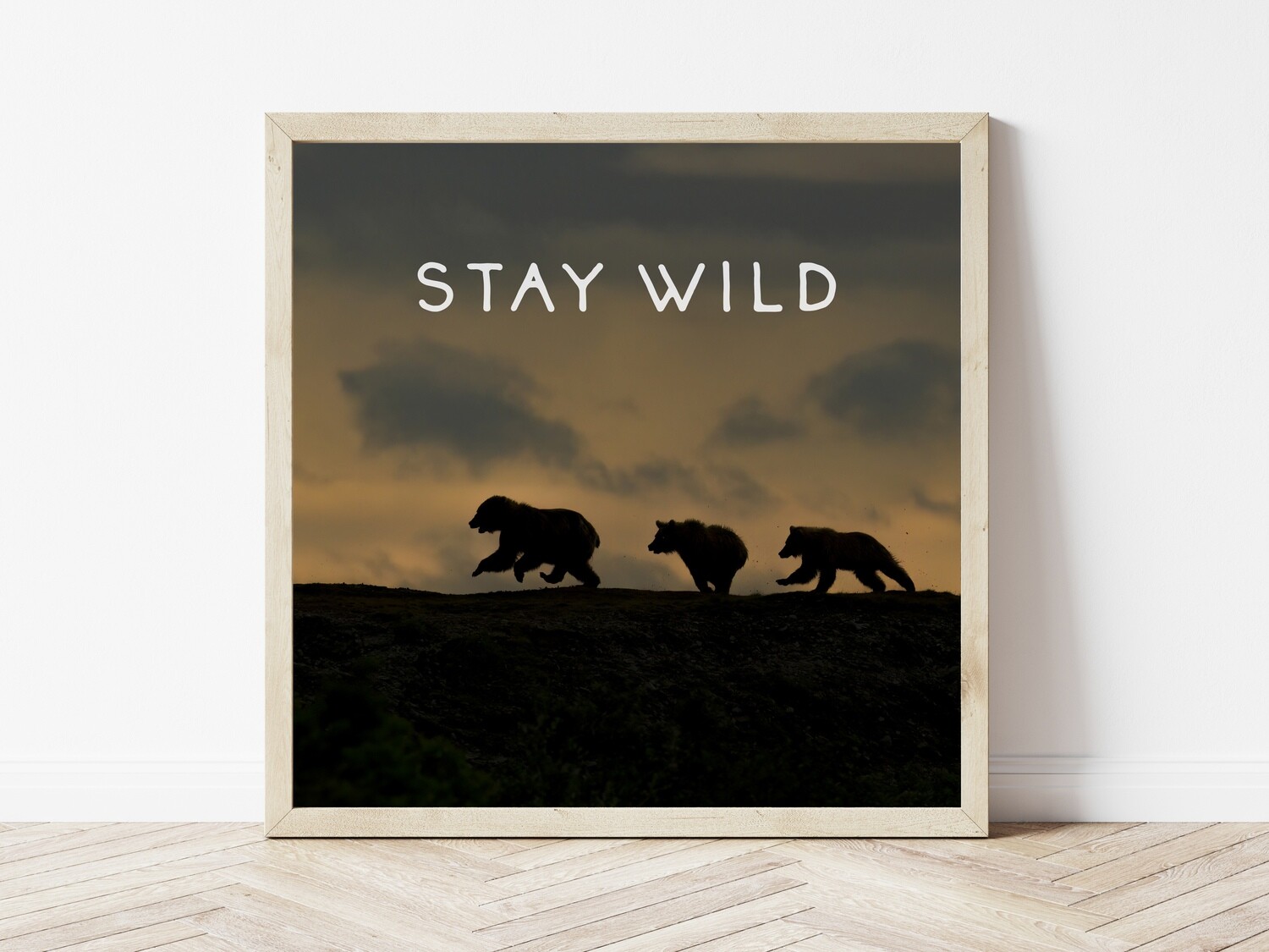 Stay Wild-Inspirational Square Photo
