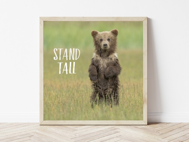 Stand Tall-Inspirational Square Photo