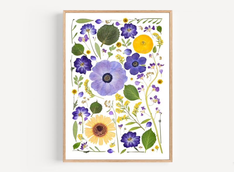 Pressed Flower Collage Photo 11