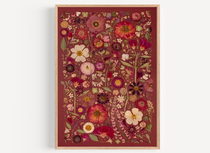 Pressed Flower Collage Photo 4