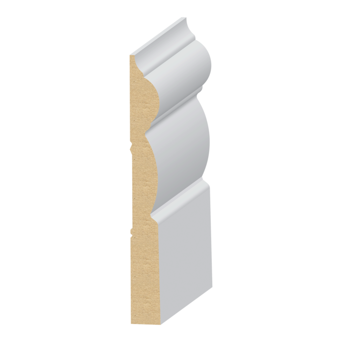 Mission MDF Baseboard 9/16&quot; x 5&quot; x 16 feet