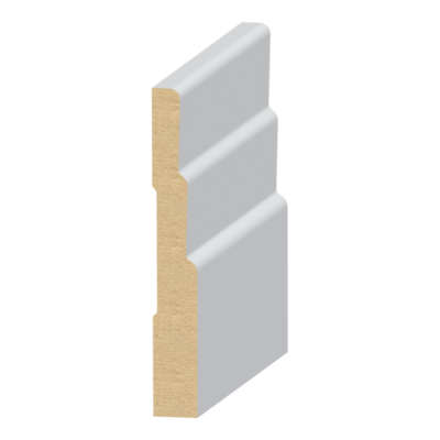 3 Step Base MDF Baseboard 1/2&quot; x 3-1/2&quot;
