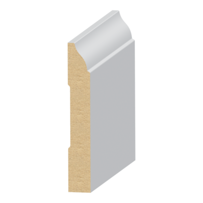 Coronado MDF Baseboard 1/2&quot; x 3-1/4&quot; Scant x 16 feet