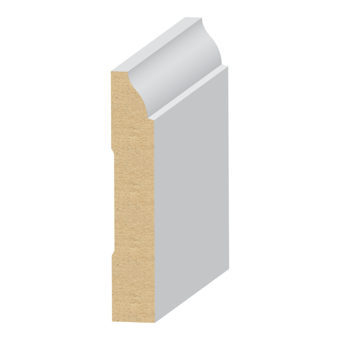 Coronado MDF Baseboard 9/16&quot; x 3-1/4&quot; x 16 feet