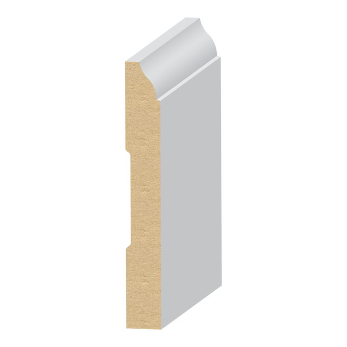 Coronado MDF Baseboard 9/16&quot; x 4-1/4&quot; x 16 feet