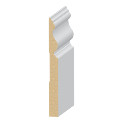 Imperial MDF Baseboard 9/16&quot; x 6&quot; x 16 feet